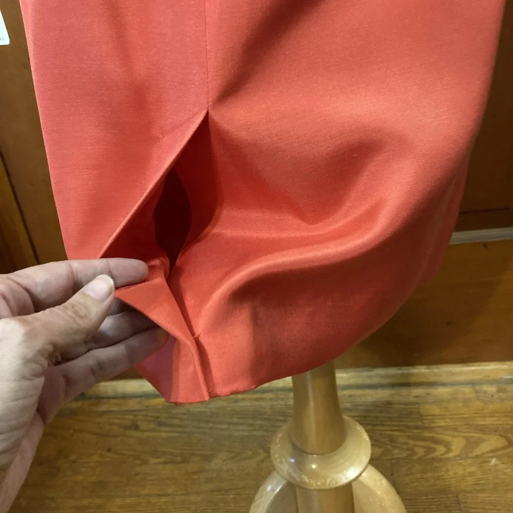 Dana Buchman Silk‎ Wool Skirt suit wmens Sz 12 New Pink Career mother Bride $476